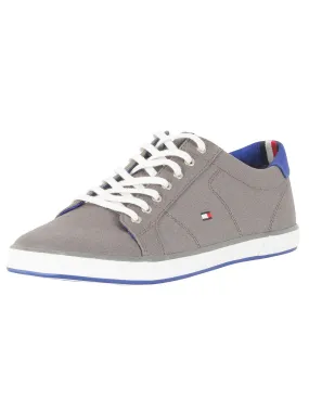 Tommy Hilfiger Flag Canvas Trainers - Steel Grey