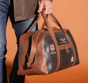 Tortoise royal air force bristol leather bag