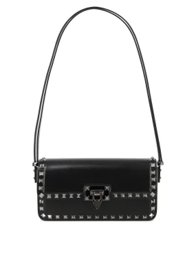 VALENTINO GARAVANI Women's Black Shoulder Bag for 24FW Season