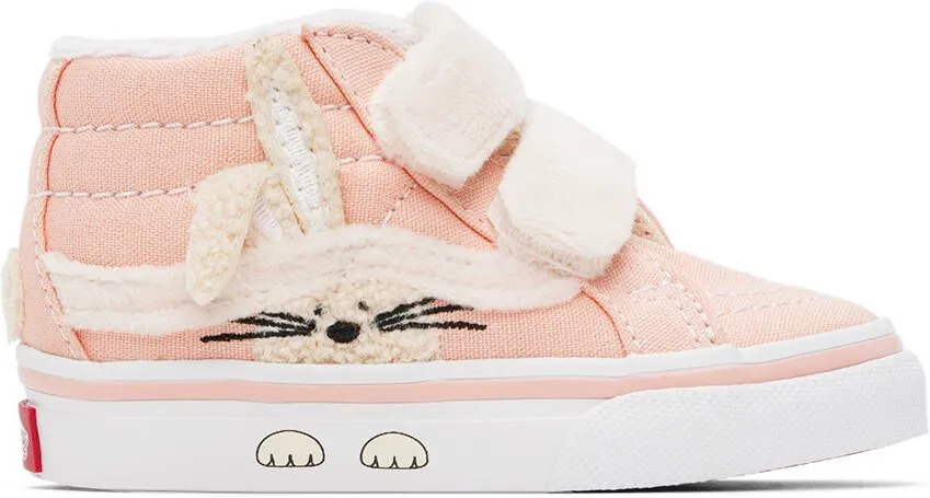 Vans Baby Pink Sk8-Mid Reissue Sneakers