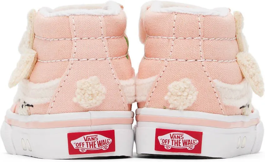 Vans Baby Pink Sk8-Mid Reissue Sneakers