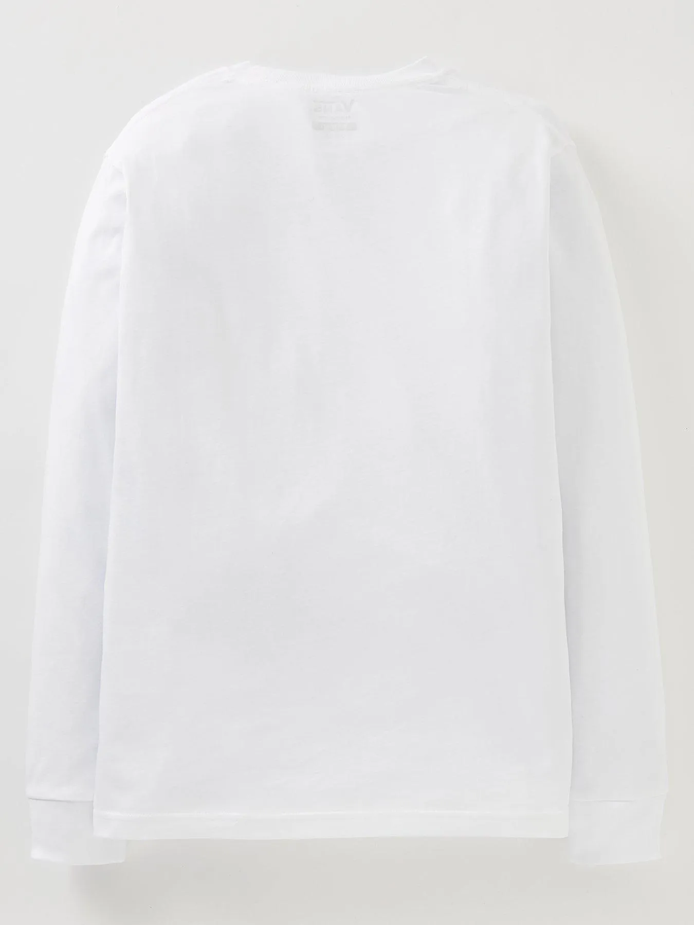 Vans Boys Classics Long Sleeve T-Shirt - White/Black