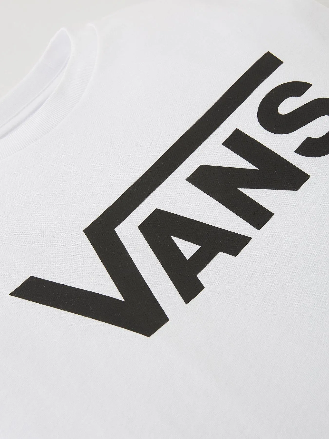 Vans Boys Classics Long Sleeve T-Shirt - White/Black