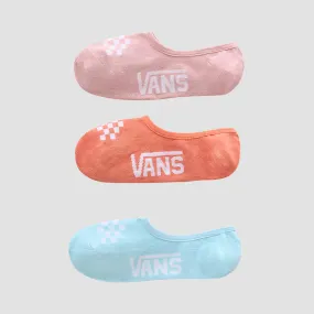 Vans Classic Canoodle Socks 3 Pack Assorted Blue Glow - Womens