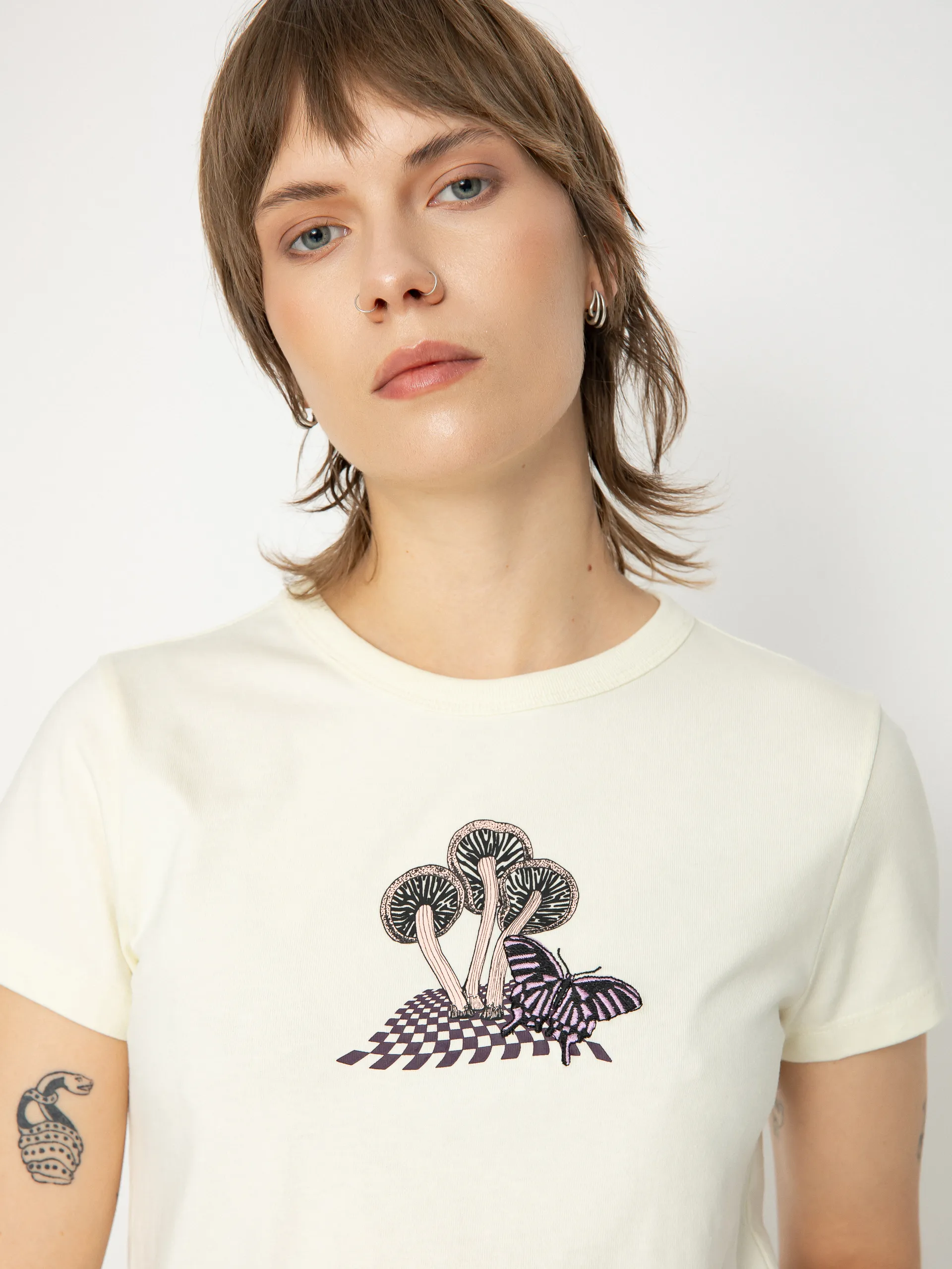 Vans V Dazed Mini Wmn T-Shirt (marshmallow)