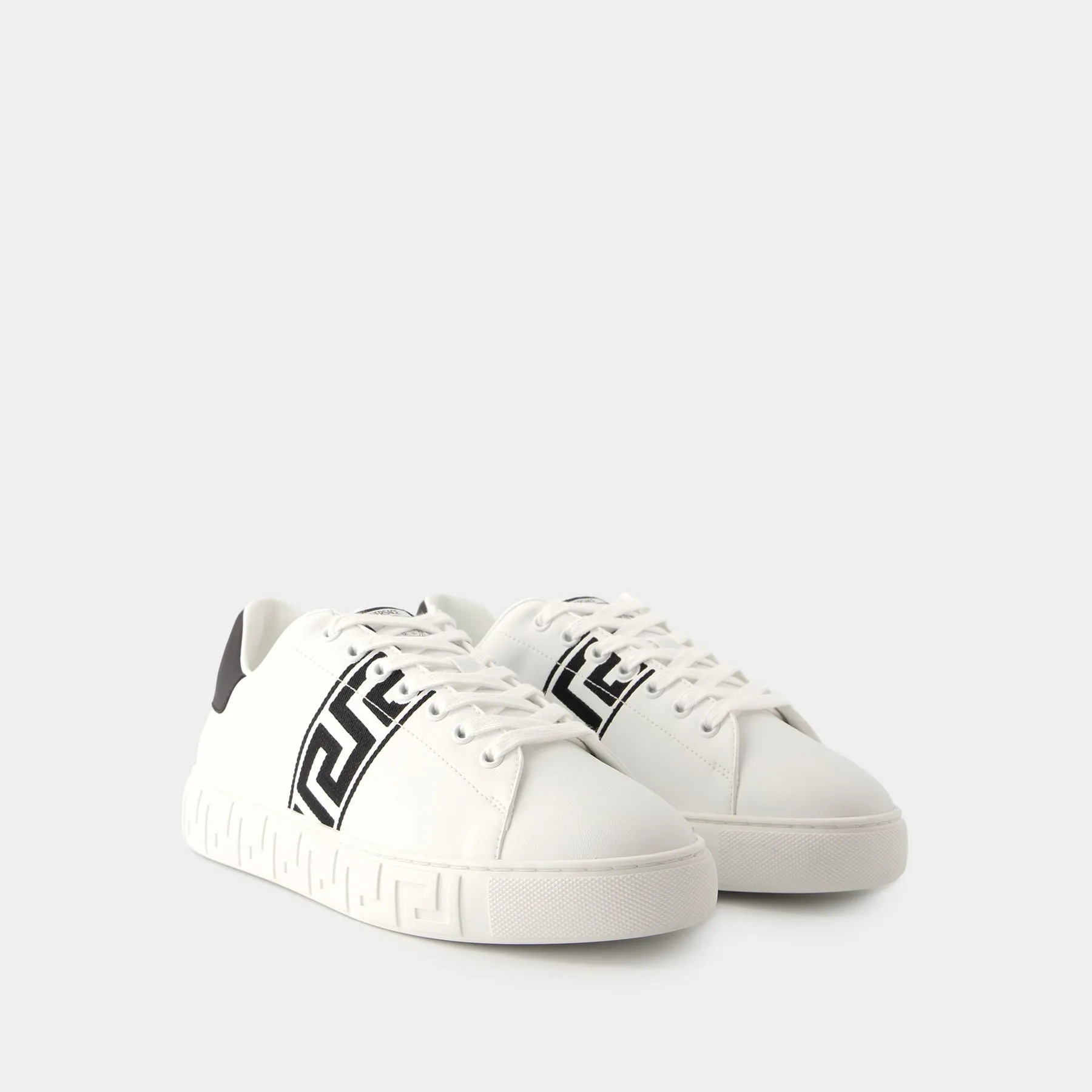 Versace  Greca Sneakers - Versace - Leather - White