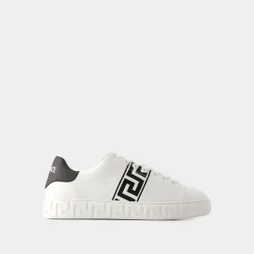 Versace  Greca Sneakers - Versace - Leather - White