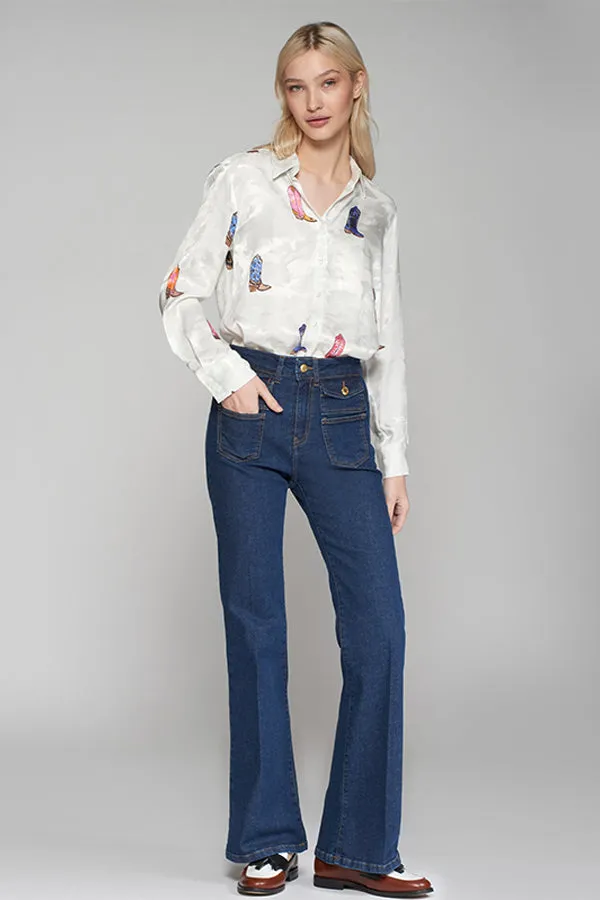 Vilagallo ANNINA FLARED JEANS