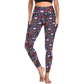 Villains Women's Athletic Leggings With Pockets