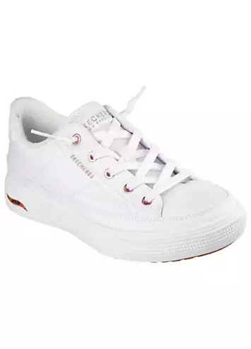 White Arch Fit Arcade Meet Ya There Trainers by Skechers | Look Again