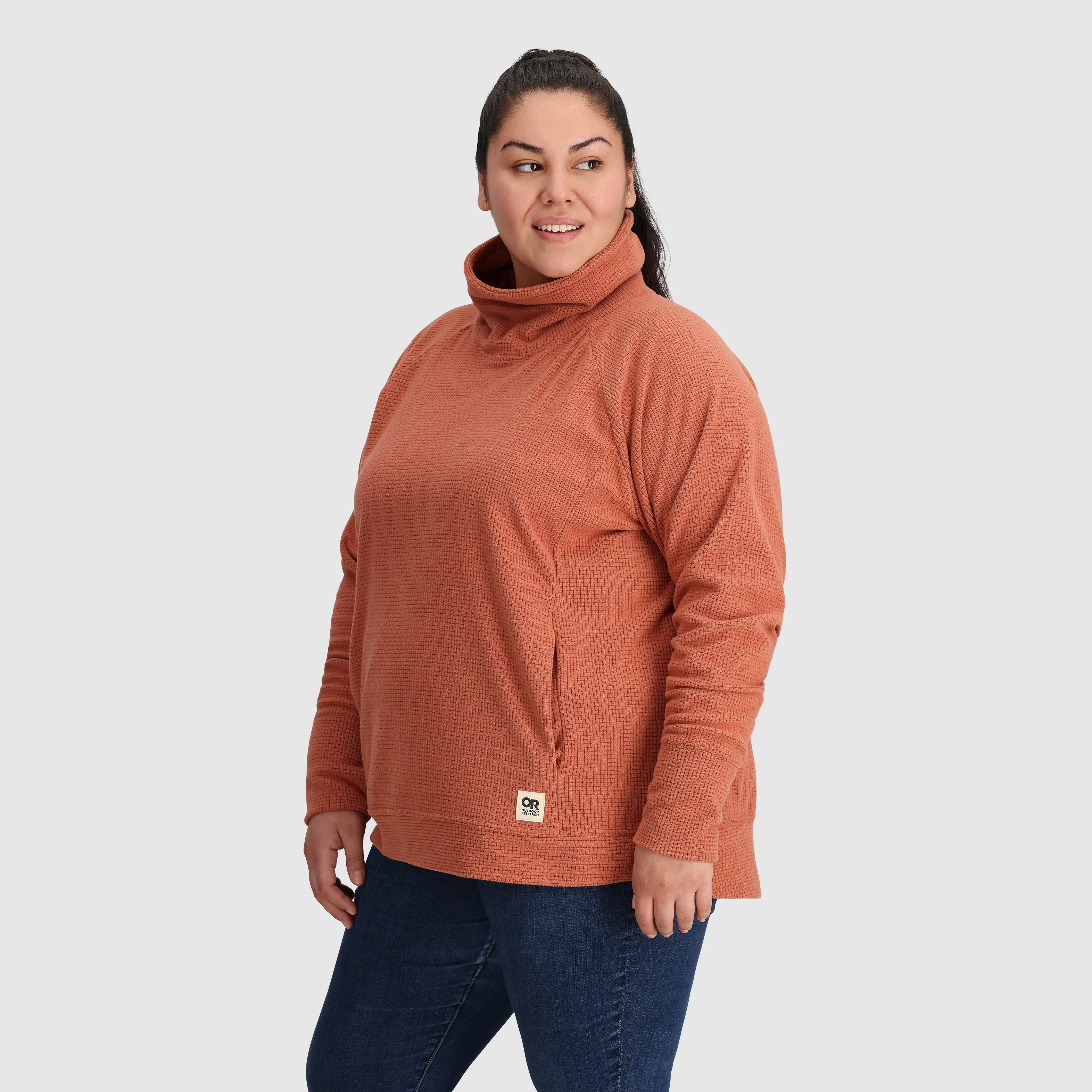 Women's Trail Mix Cowl Pullover-Plus