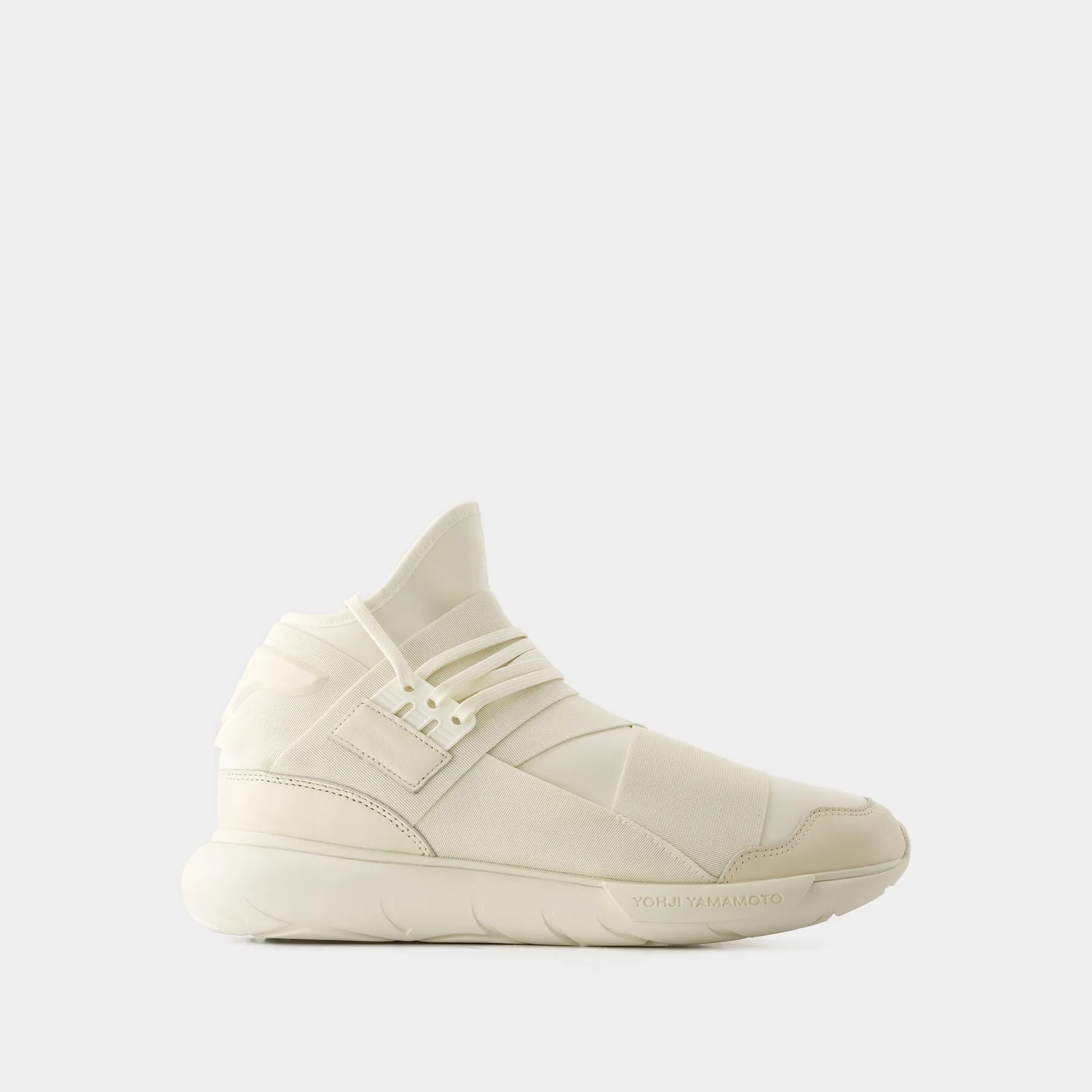 Y-3  Qasa Sneakers - Y-3 - Leather - Beige/Blanc